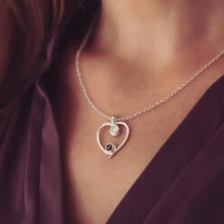 Cremation Ashes Dual Harmony Necklace