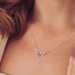 Eternal Marquise Cremation Ashes Necklace