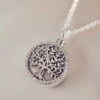 Cremation Ashes Family Tree Urn Necklace -Pure Gem Jewels cremation ashes family tree urn necklace 2 1