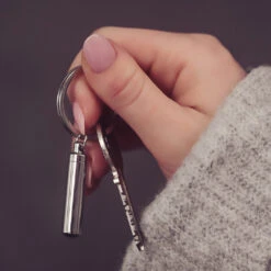 Cremation Ashes Legacy Keyring -Pure Gem Jewels cremation ashes legacy keyring 4 1