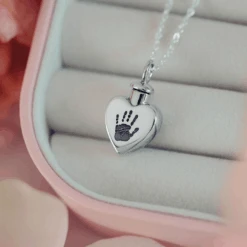 Handprint Or Footprint Ashes Locket