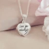 Handwriting Heart Locket -Pure Gem Jewels handwriting heart locket