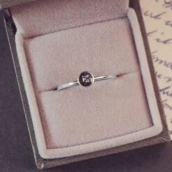Silver Cremation Ashes Bezel Ring 9 Silver Cremation Ashes Bezel Ring -Pure Gem Jewels silver cremation ashes bezel ring 2 1